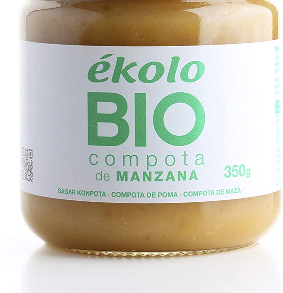 Compota de manzana ecológica 6x350gr
