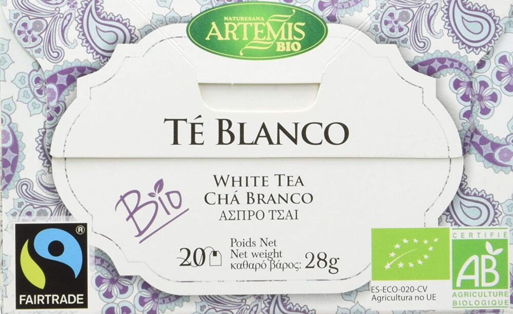 Té blanco ecológico 20 bolsitas