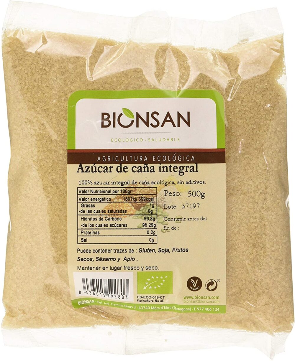 Azúcar de caña integral ecológica 500gr