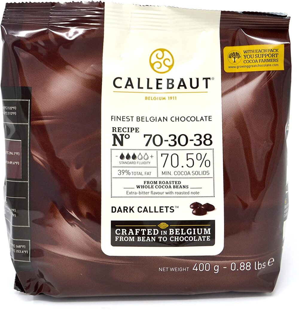 Cacao negro belga para fundir 400gr