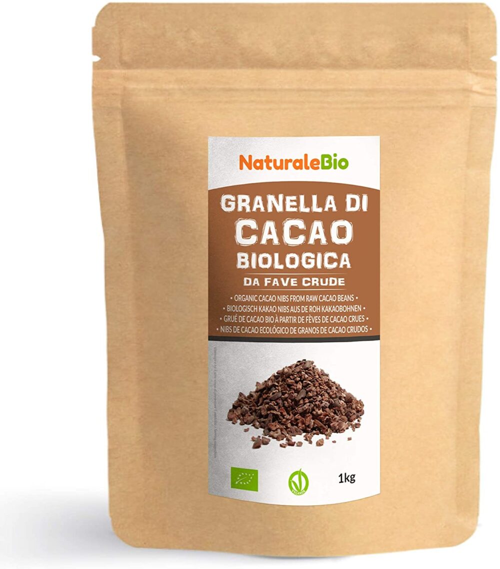 Nibs de cacao crudos ecológicos 1kg