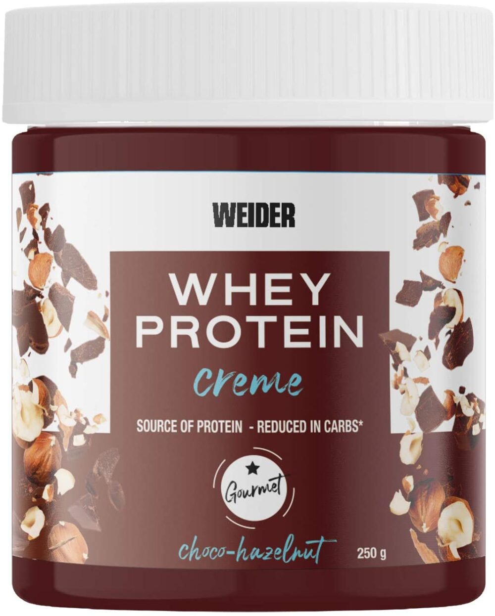 Crema de avellanas y cacao 22% proteína 250gr