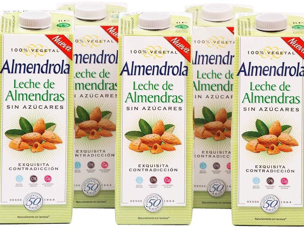 Bebida de almendra sin azúcar 6x1L