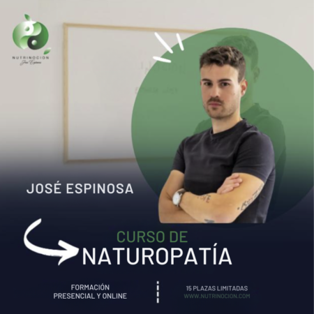 Portada del curso de Naturopatía presencial y online